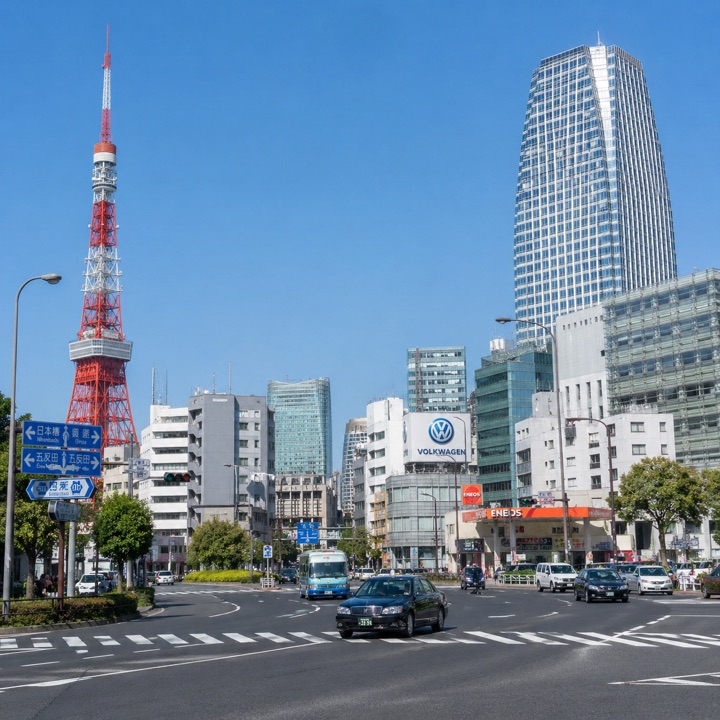 港区の街並み